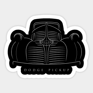 Dodge Pickup - stencil Sticker